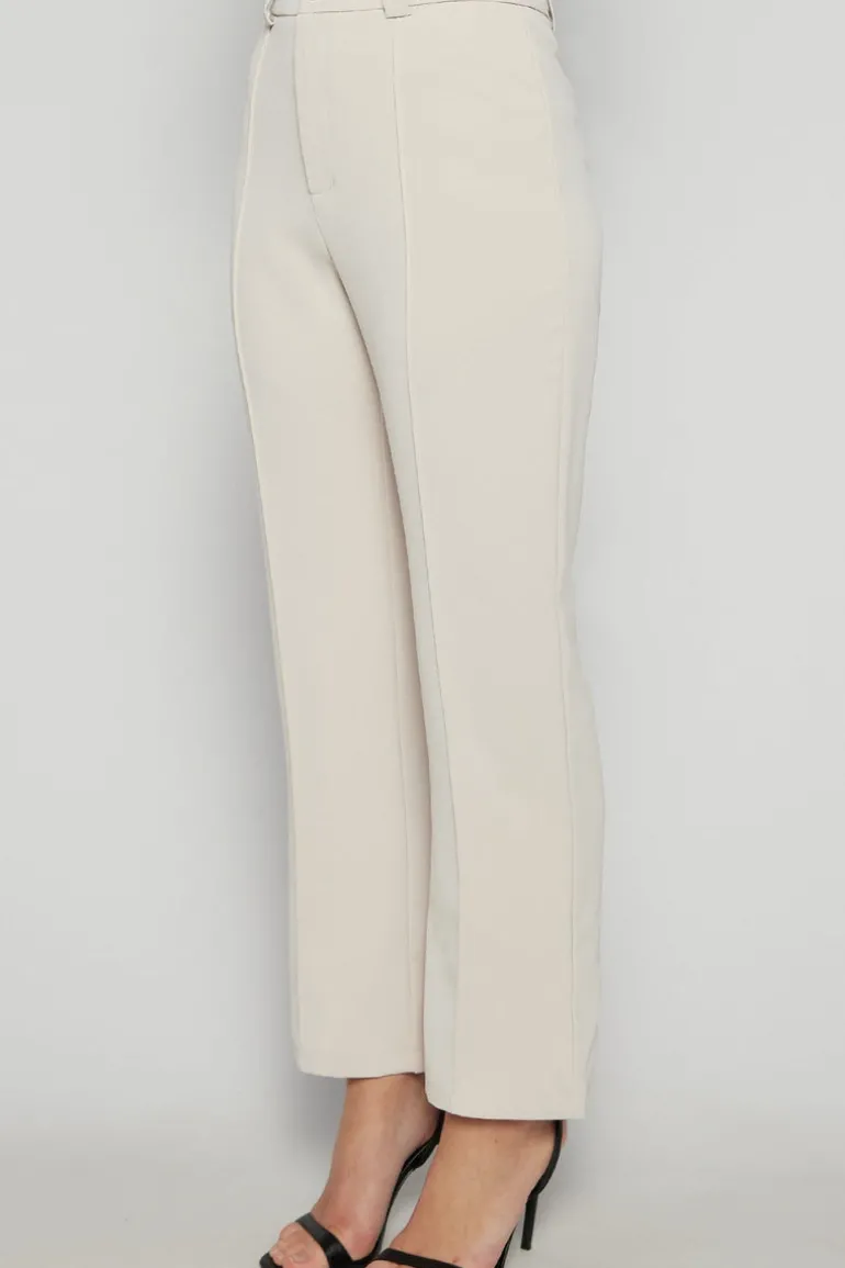 Front Seam Detail Cigarette Pants