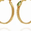 Gigi Hoop Earrings Gold