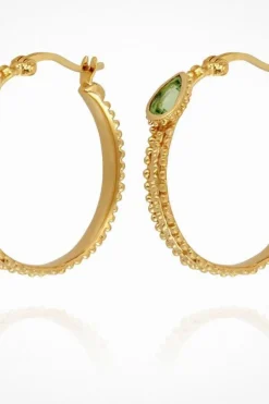 Gigi Hoop Earrings Gold