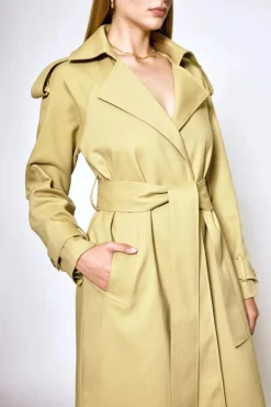 Grace Trench Coat - Khaki