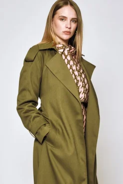 Grace Trench Coat Olive