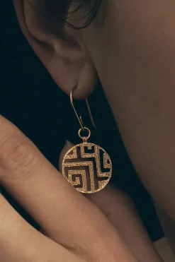 Greca Gold Earring