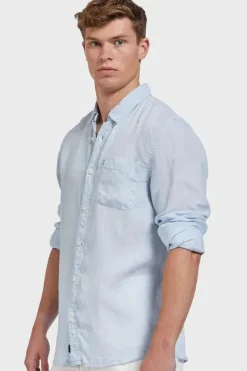 HAMPTON Linen Shirt Cloud Blue