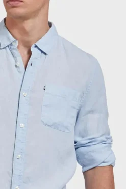 HAMPTON Linen Shirt Cloud Blue