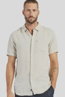 Hampton Linen S/S Oatmeal