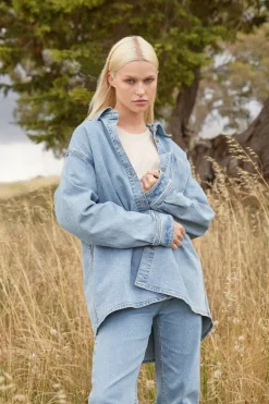Hayworth Denim Overshirt Light Wash