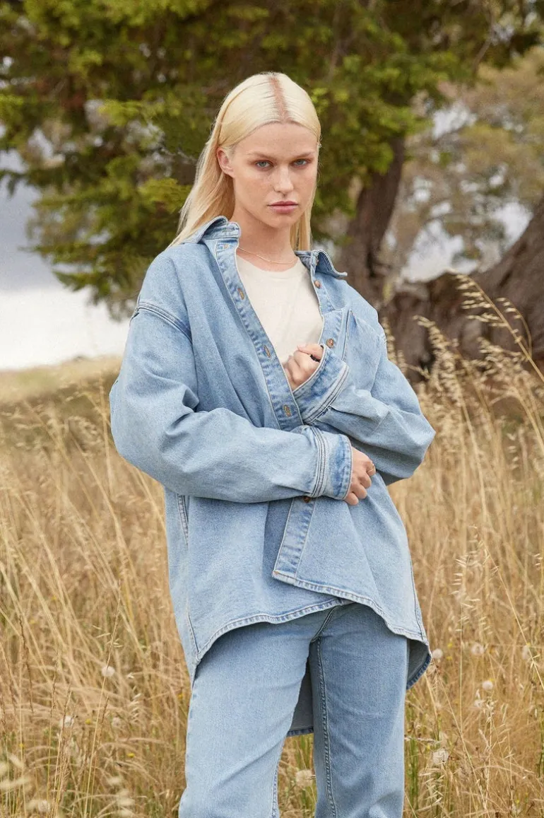 Hayworth Denim Overshirt Light Wash