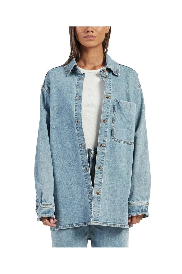 Hayworth Denim Overshirt Light Wash