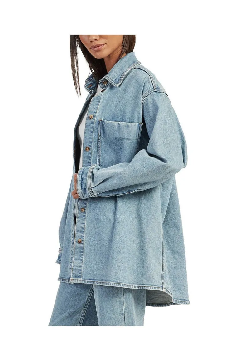 Hayworth Denim Overshirt Light Wash