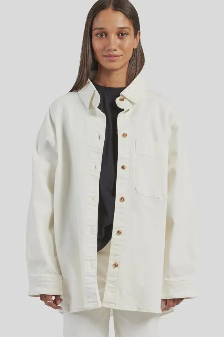 Hayworth Overshirt Womens Winter White