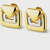 Hosk Earrings Two Tone