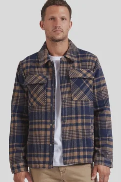 Idaho Jacket Navy Check