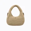 Indigo Raffia XBody Grab Bag