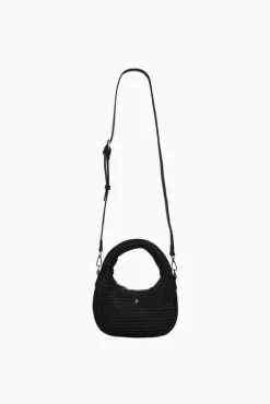 Indigo Raffia XBody Grab Bag