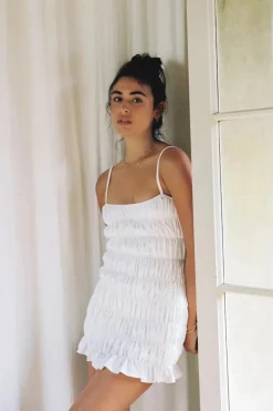 Ingrid Mini Dress White