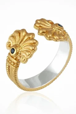 Isabel Ring Black Sapphire