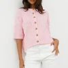 Jody Light Cable Knit Cardi