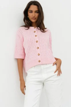 Jody Light Cable Knit Cardi