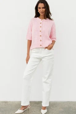 Jody Light Cable Knit Cardi