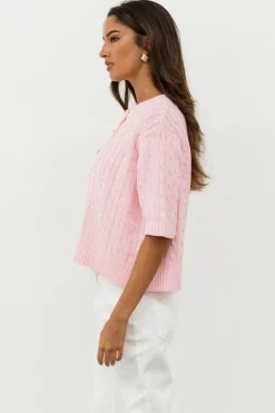 Jody Light Cable Knit Cardi