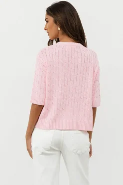 Jody Light Cable Knit Cardi