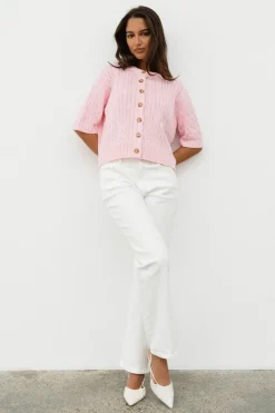 Jody Light Cable Knit Cardi