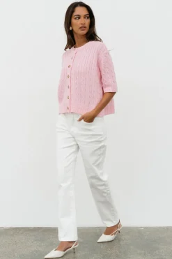 Jody Light Cable Knit Cardi