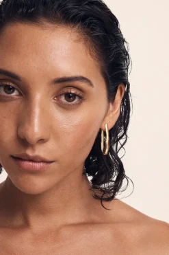 Kaolin Earrings Gold