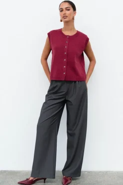 Kasey Button Knit Vest