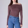 Katelyn Ruched Long Sleeve Top