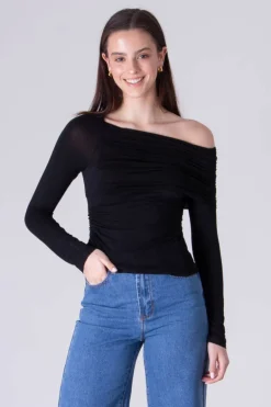 Katelyn Ruched Long Sleeve Top
