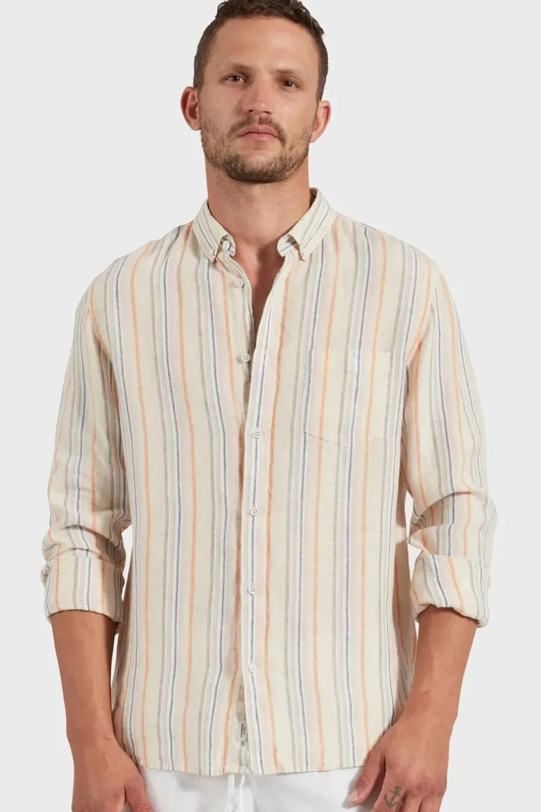 La Jolla Linen Shirt Multi