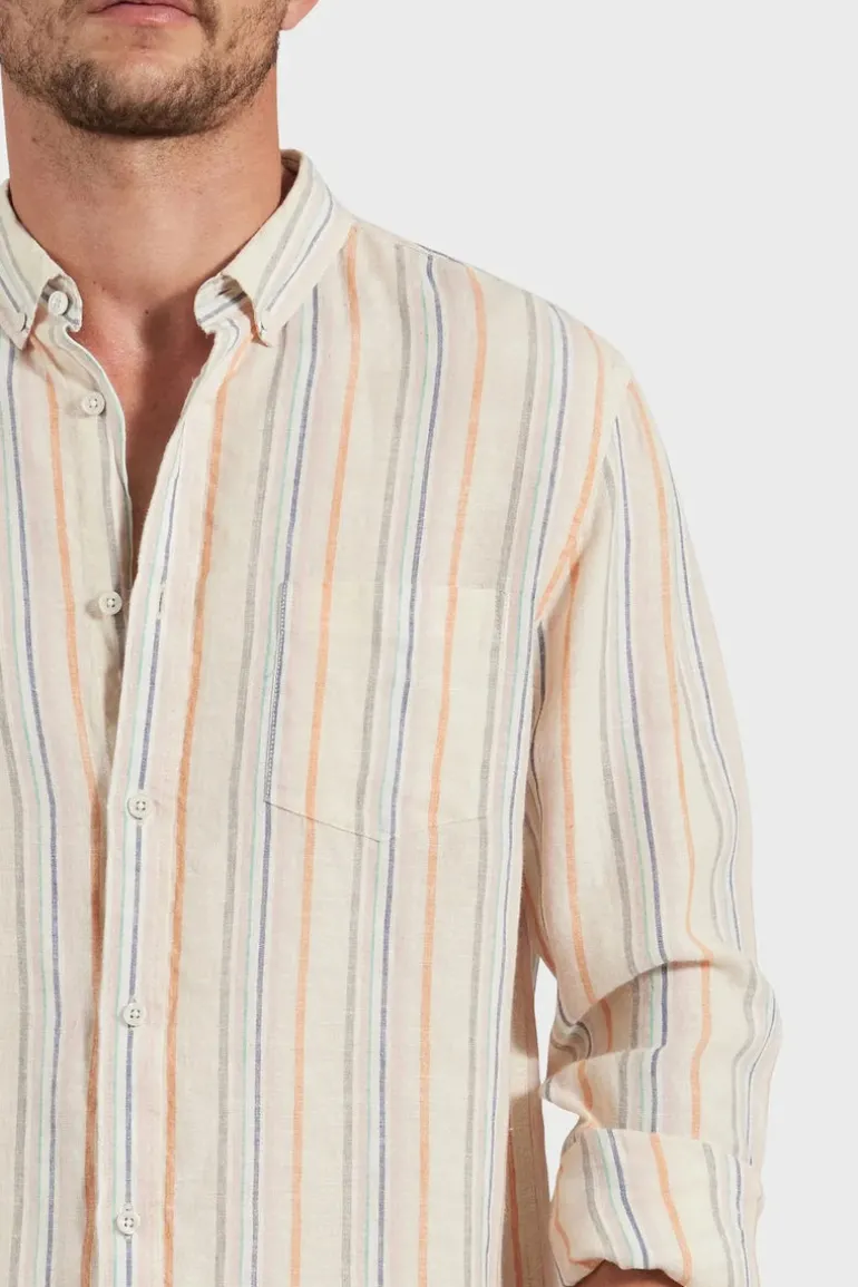 La Jolla Linen Shirt Multi