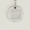 Labyrinth Necklace Sterling Silver