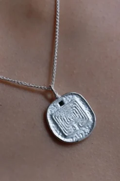 Labyrinth Necklace Sterling Silver