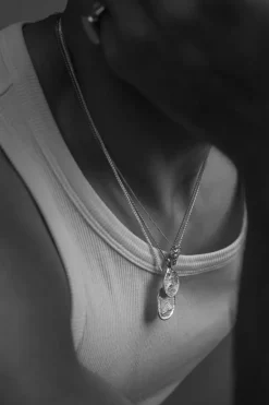 Labyrinth Necklace Sterling Silver