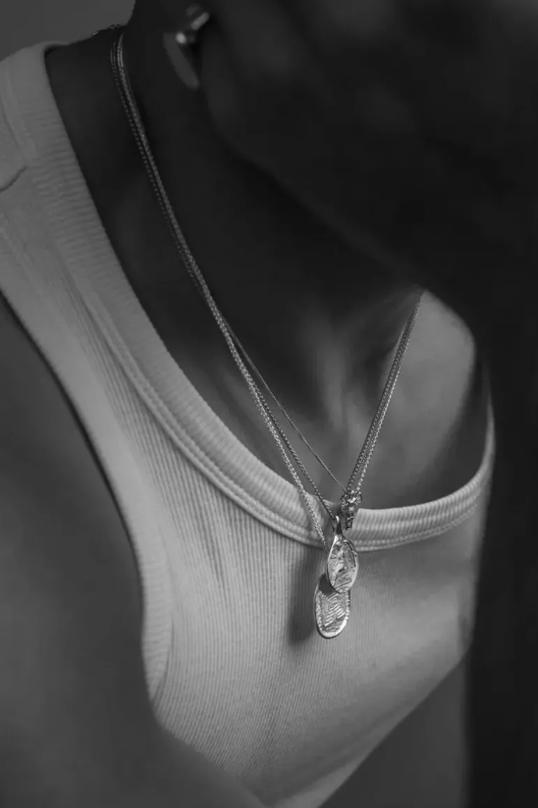 Labyrinth Necklace Sterling Silver