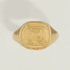 Labyrinth Ring Gold Vermeil