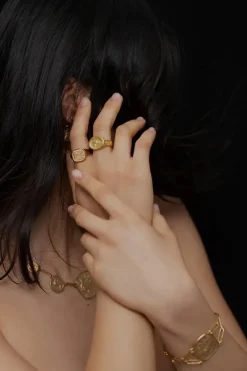 Labyrinth Ring Gold Vermeil