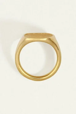 Labyrinth Ring Gold Vermeil