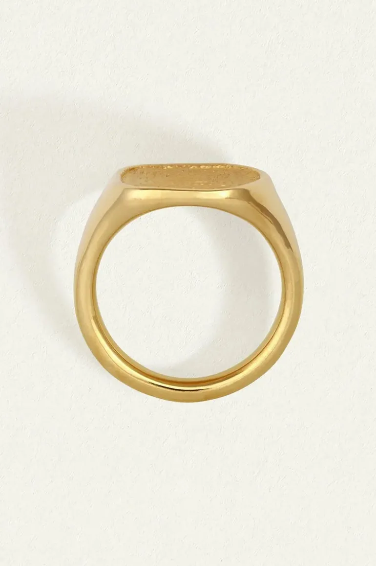 Labyrinth Ring Gold Vermeil