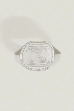 Labyrinth Ring Sterling Silver