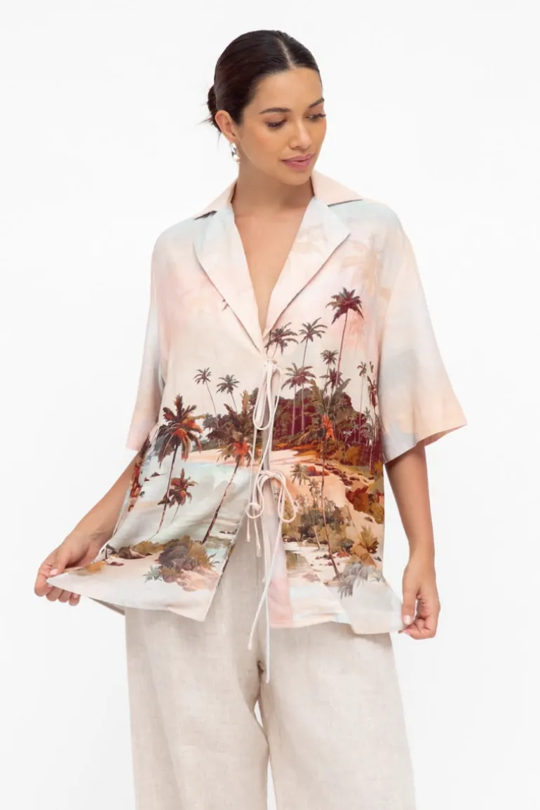 Lavinia Tie Front Shirt