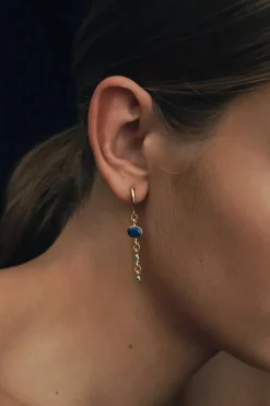 LAZULI EARRINGS GOLD