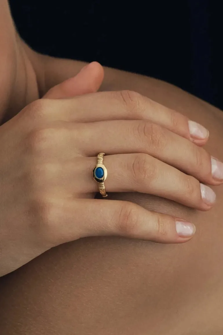 LAZULI RING GOLD