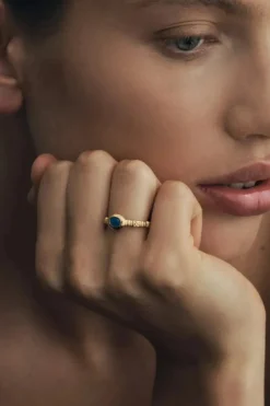 LAZULI RING GOLD