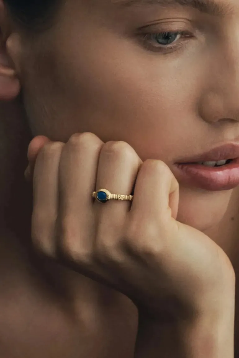 LAZULI RING GOLD