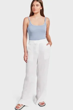LINEN RELAXED TROUSER WOMENS