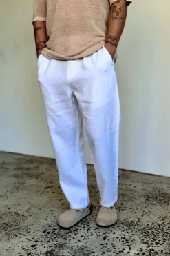 LINEN SLACK PANT