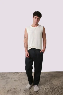 LINEN SLACK PANT